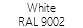White RAL 9002